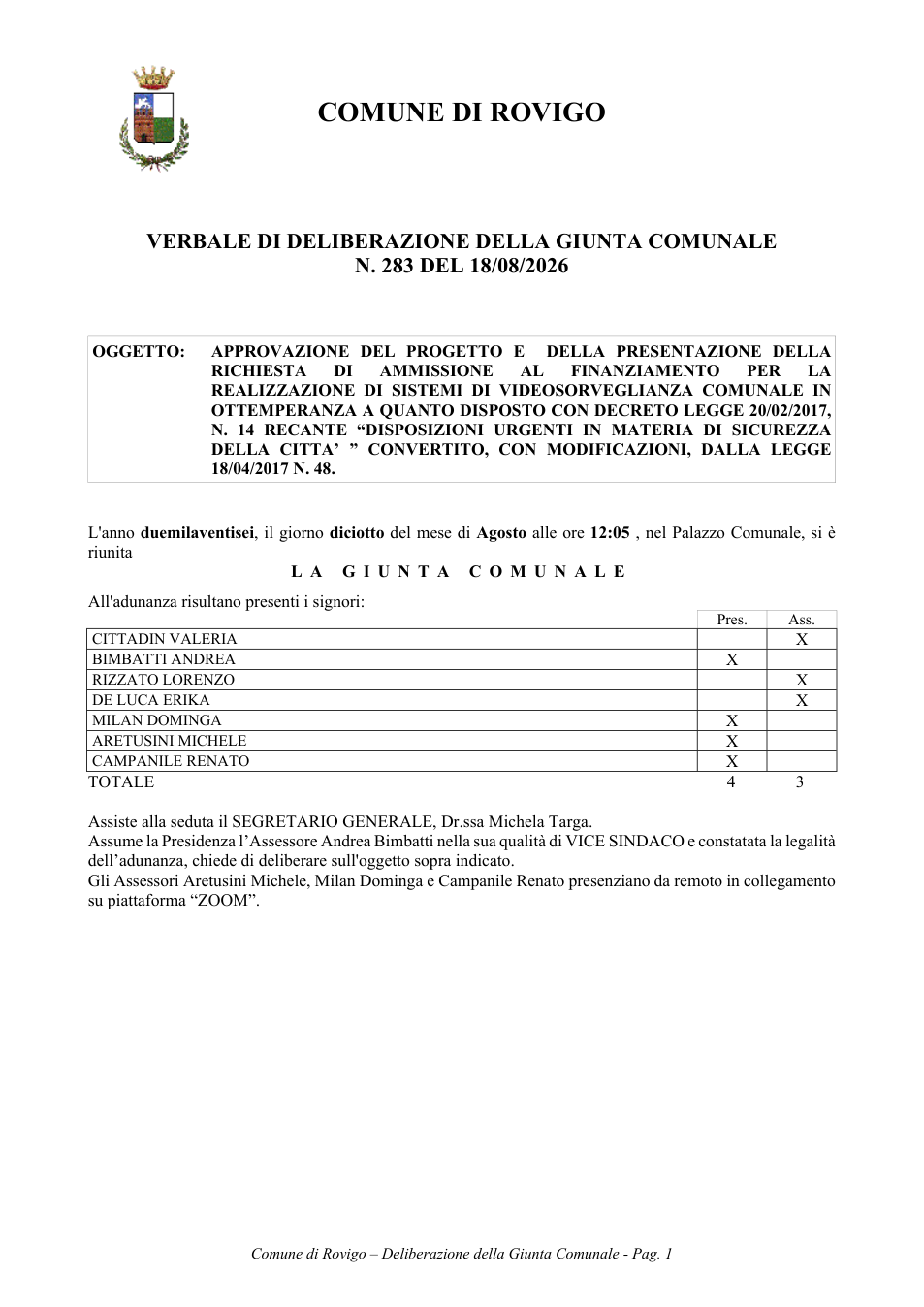 Pagina 1 del documento