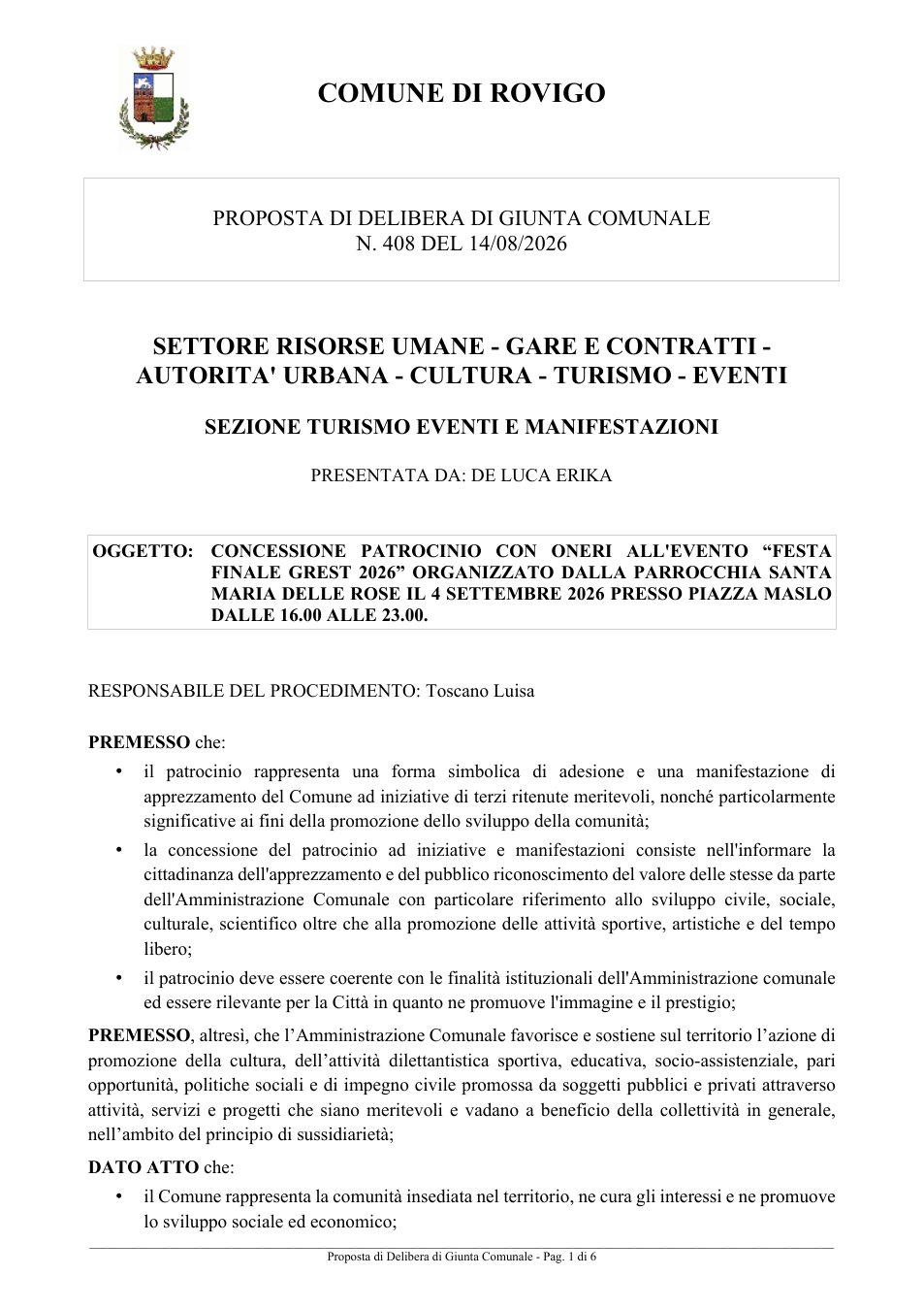 Pagina 1 del documento