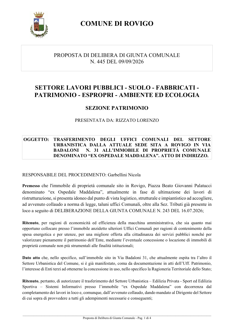 Pagina 1 del documento