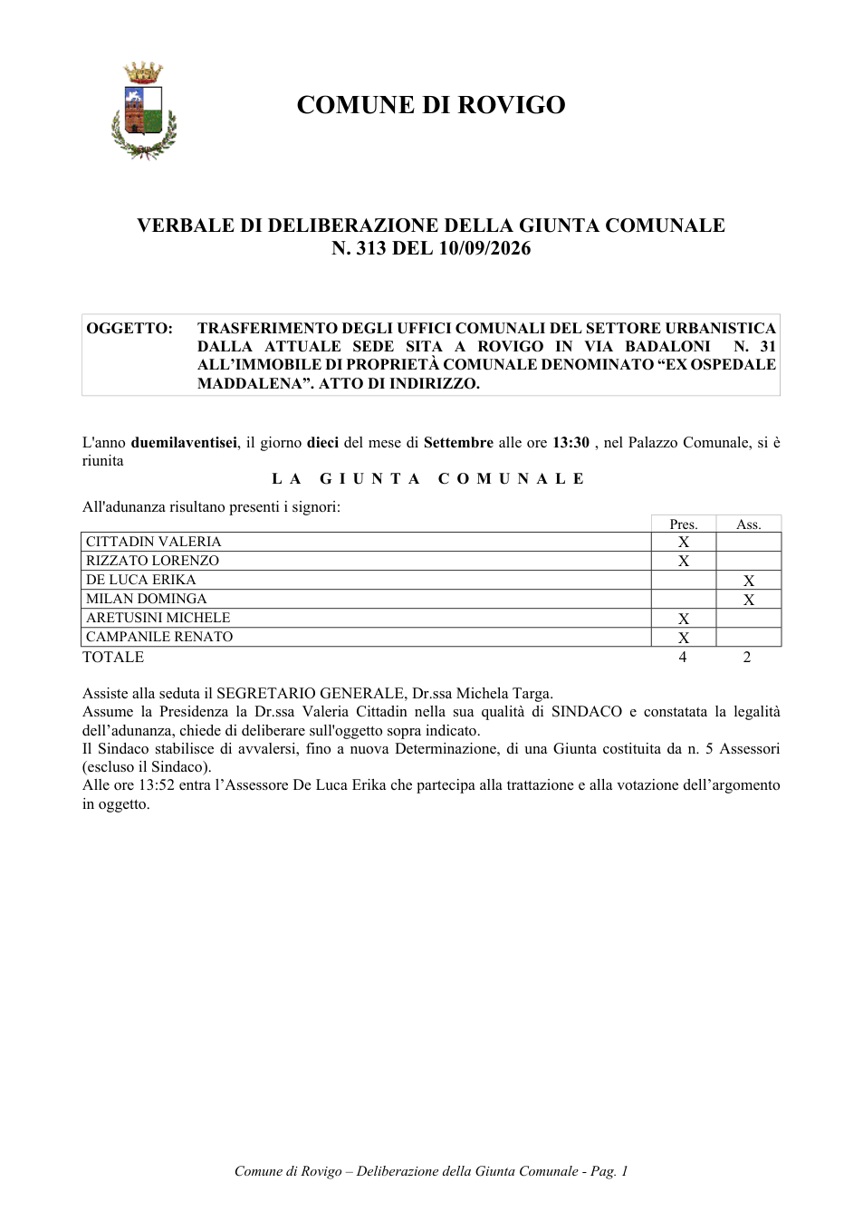 Pagina 1 del documento