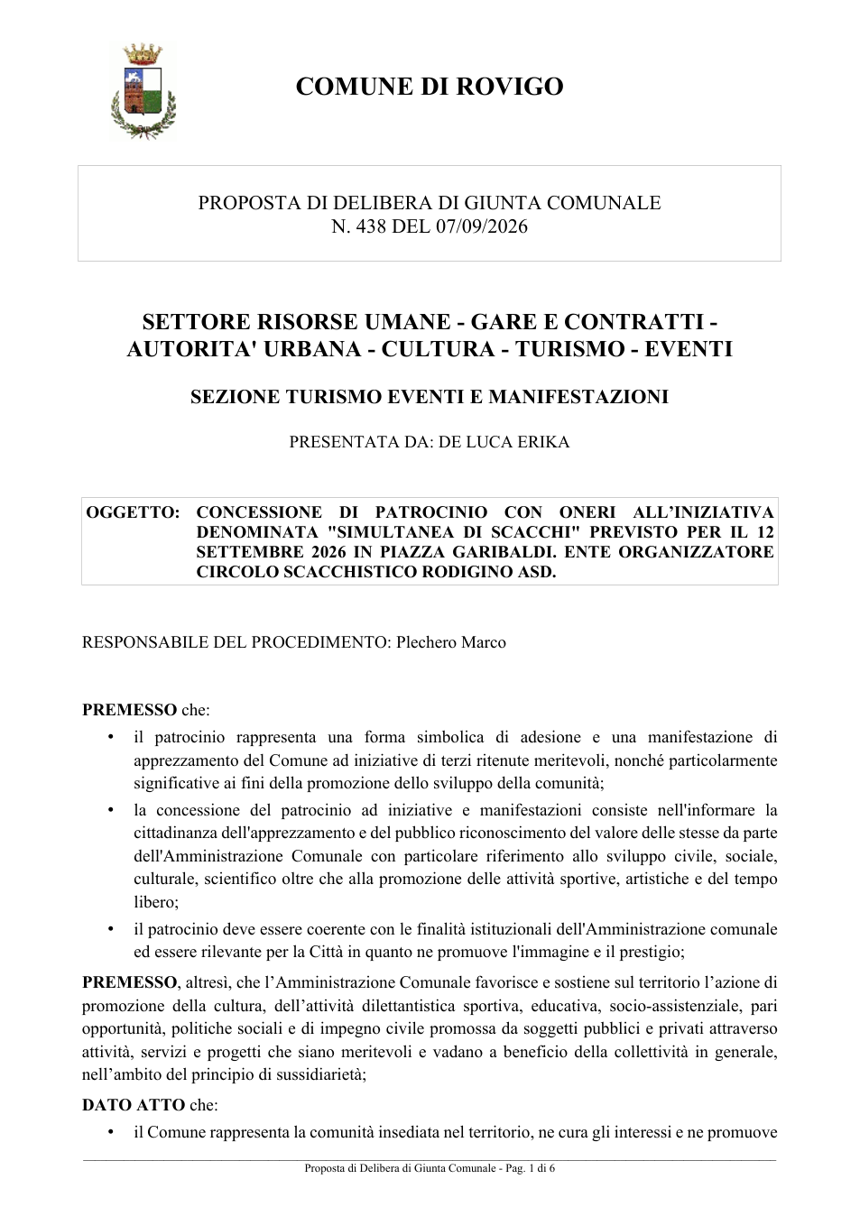 Pagina 1 del documento