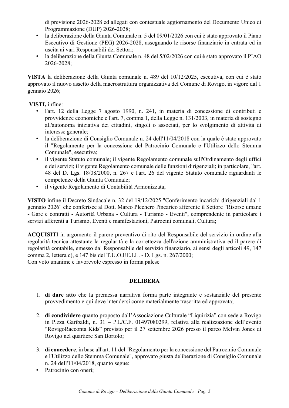 Pagina 5 del documento