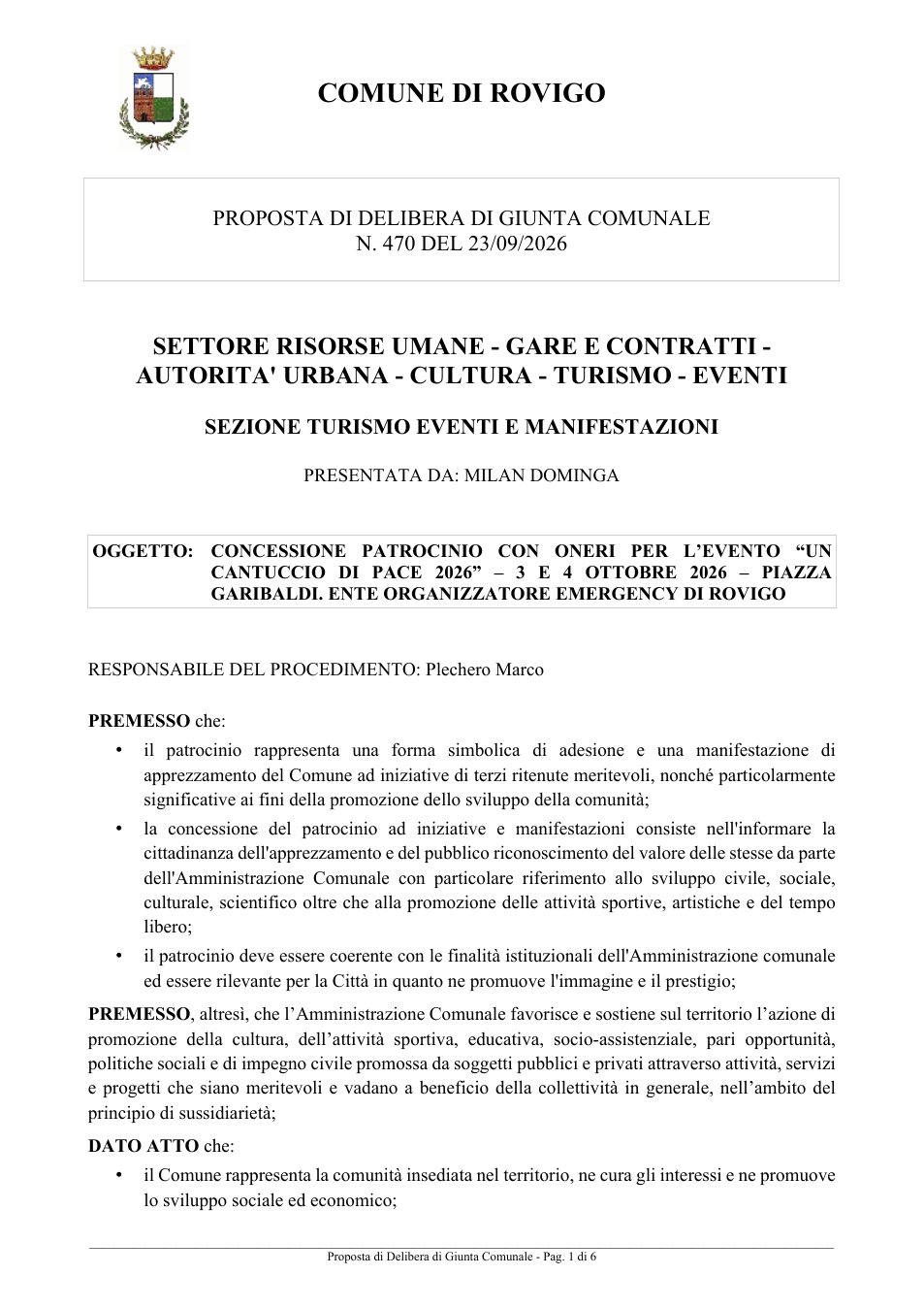 Pagina 1 del documento