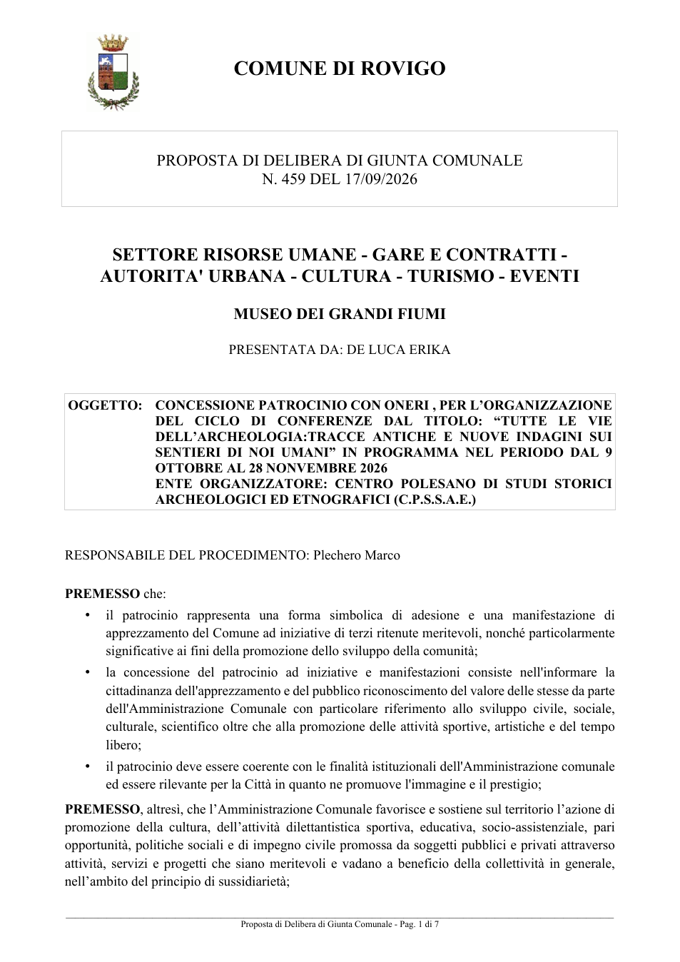 Pagina 1 del documento