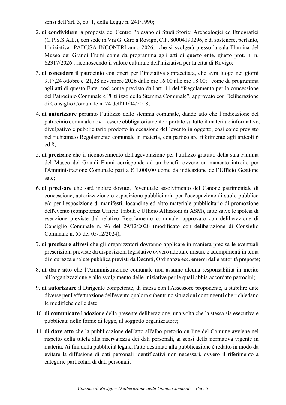 Pagina 5 del documento