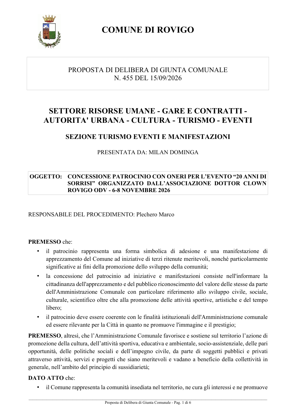 Pagina 1 del documento
