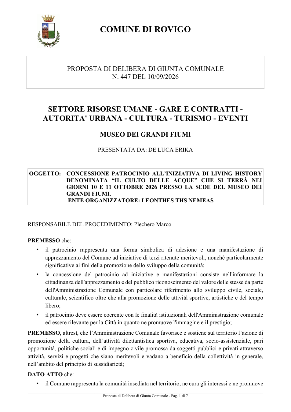 Pagina 1 del documento