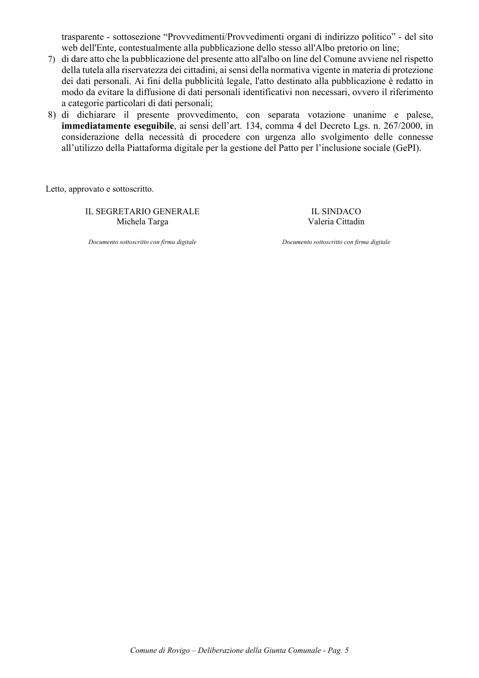 Pagina 5 del documento