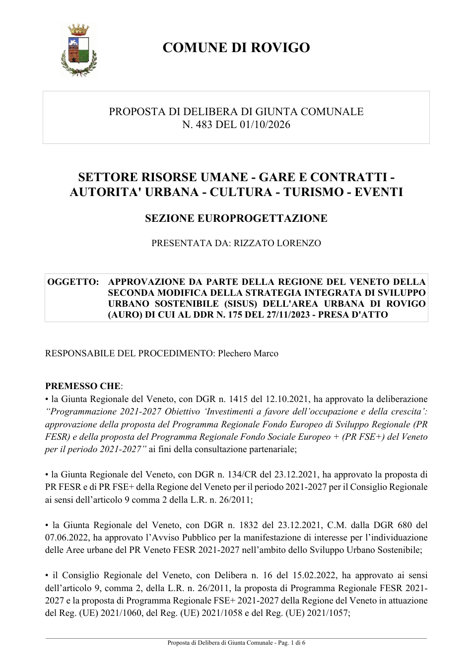 Pagina 1 del documento
