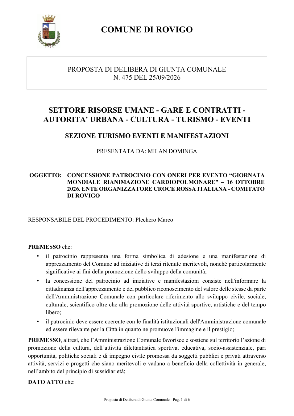 Pagina 1 del documento
