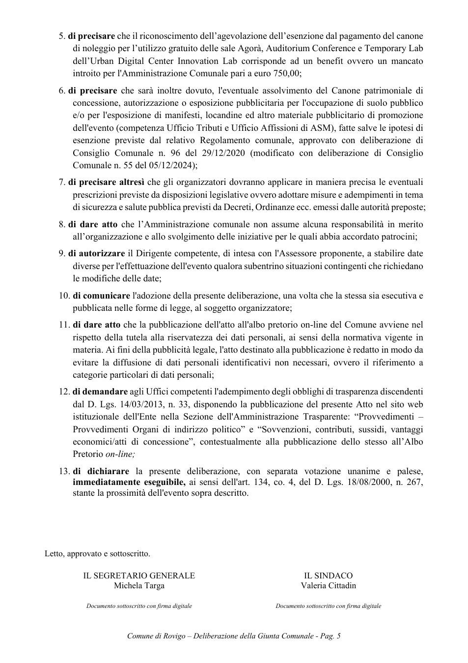 Pagina 5 del documento