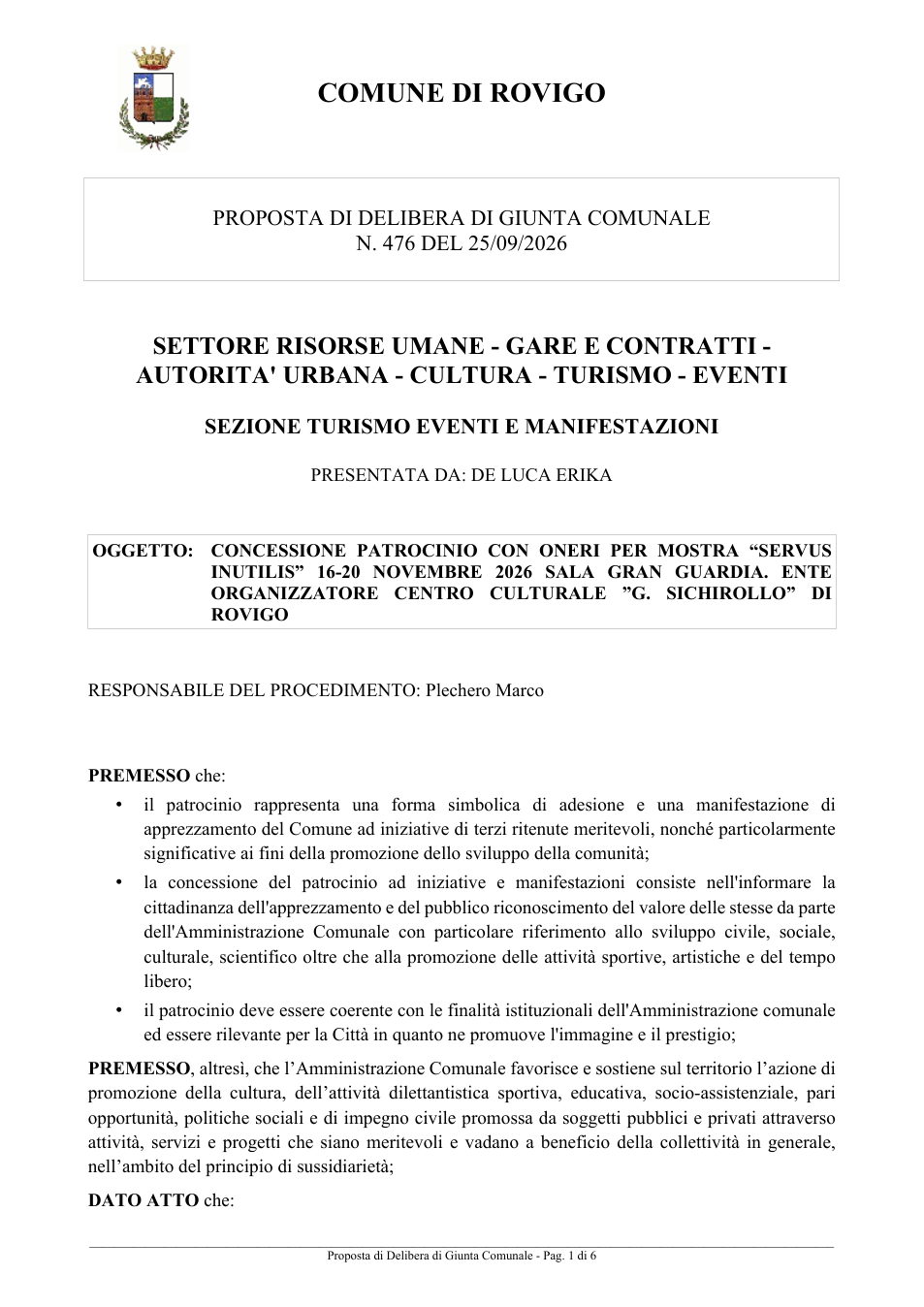 Pagina 1 del documento