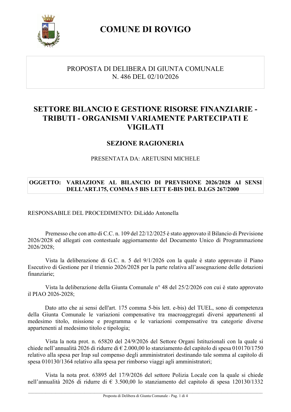 Pagina 1 del documento