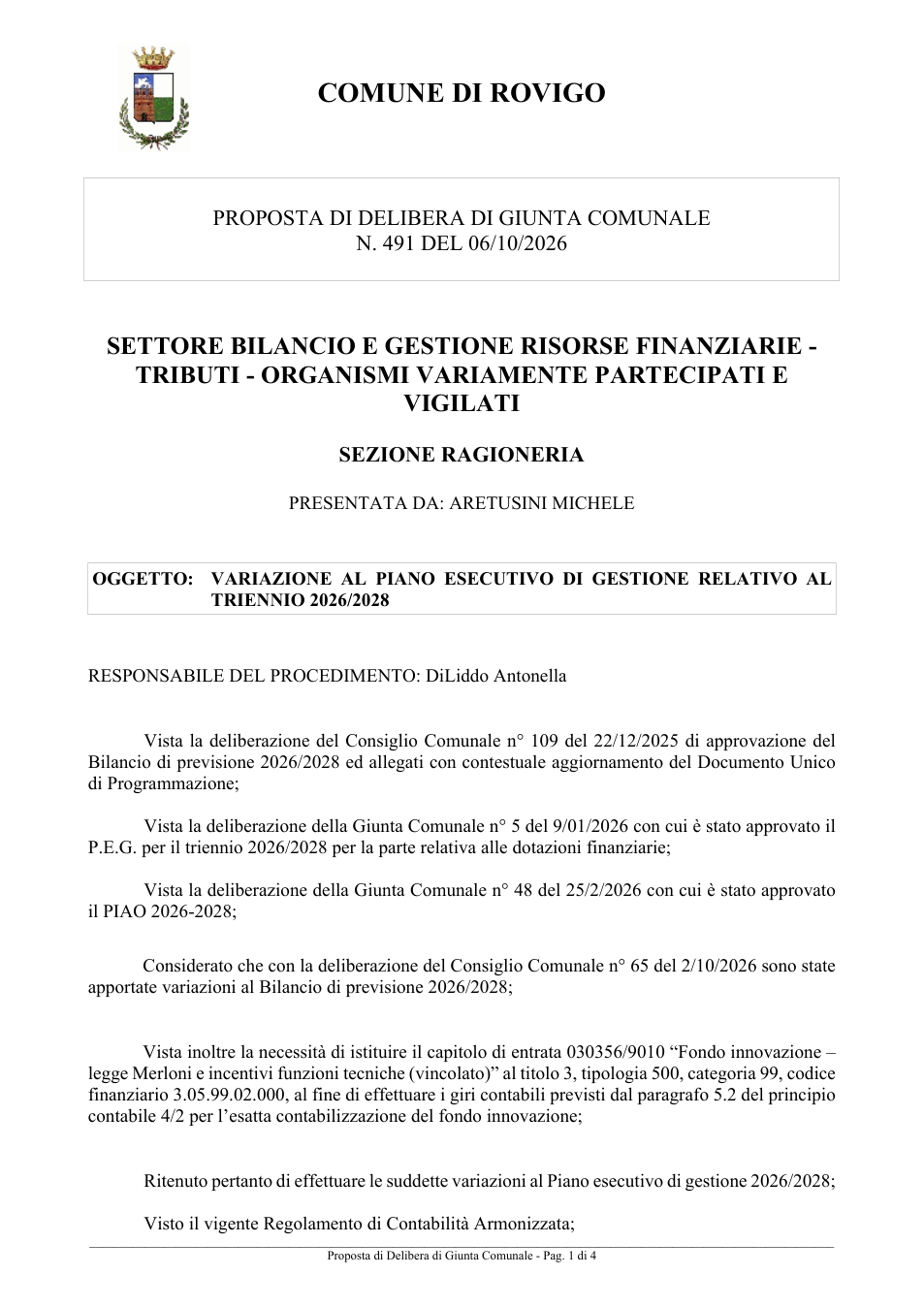 Pagina 1 del documento