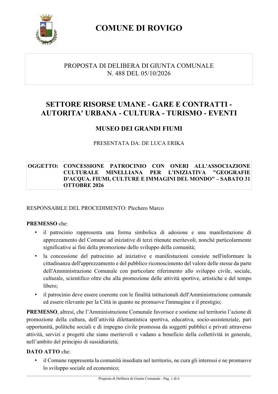 Pagina 1 del documento