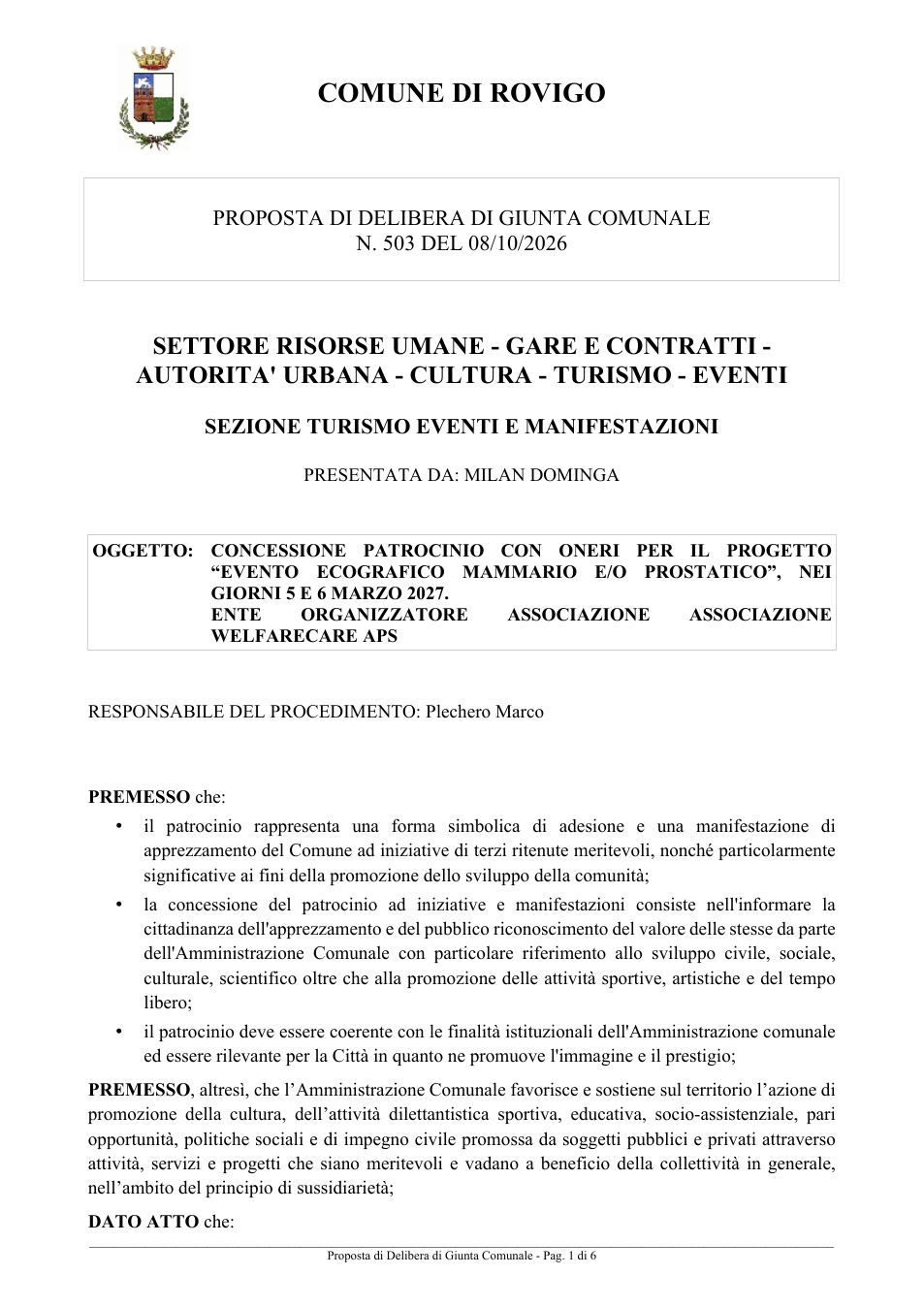 Pagina 1 del documento