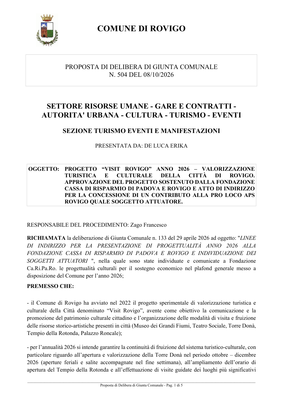Pagina 1 del documento