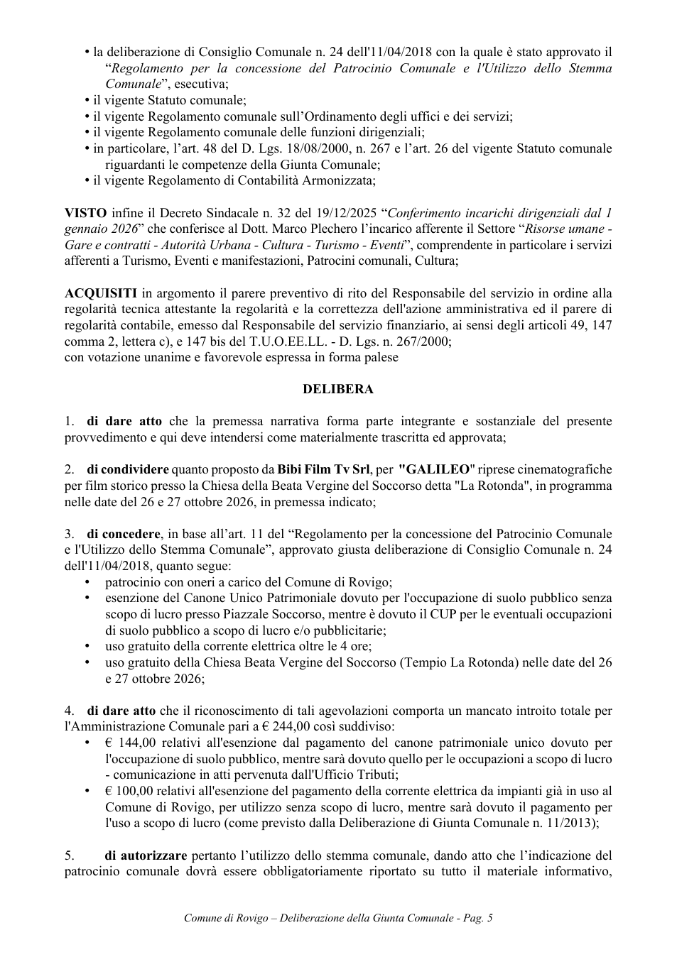 Pagina 5 del documento