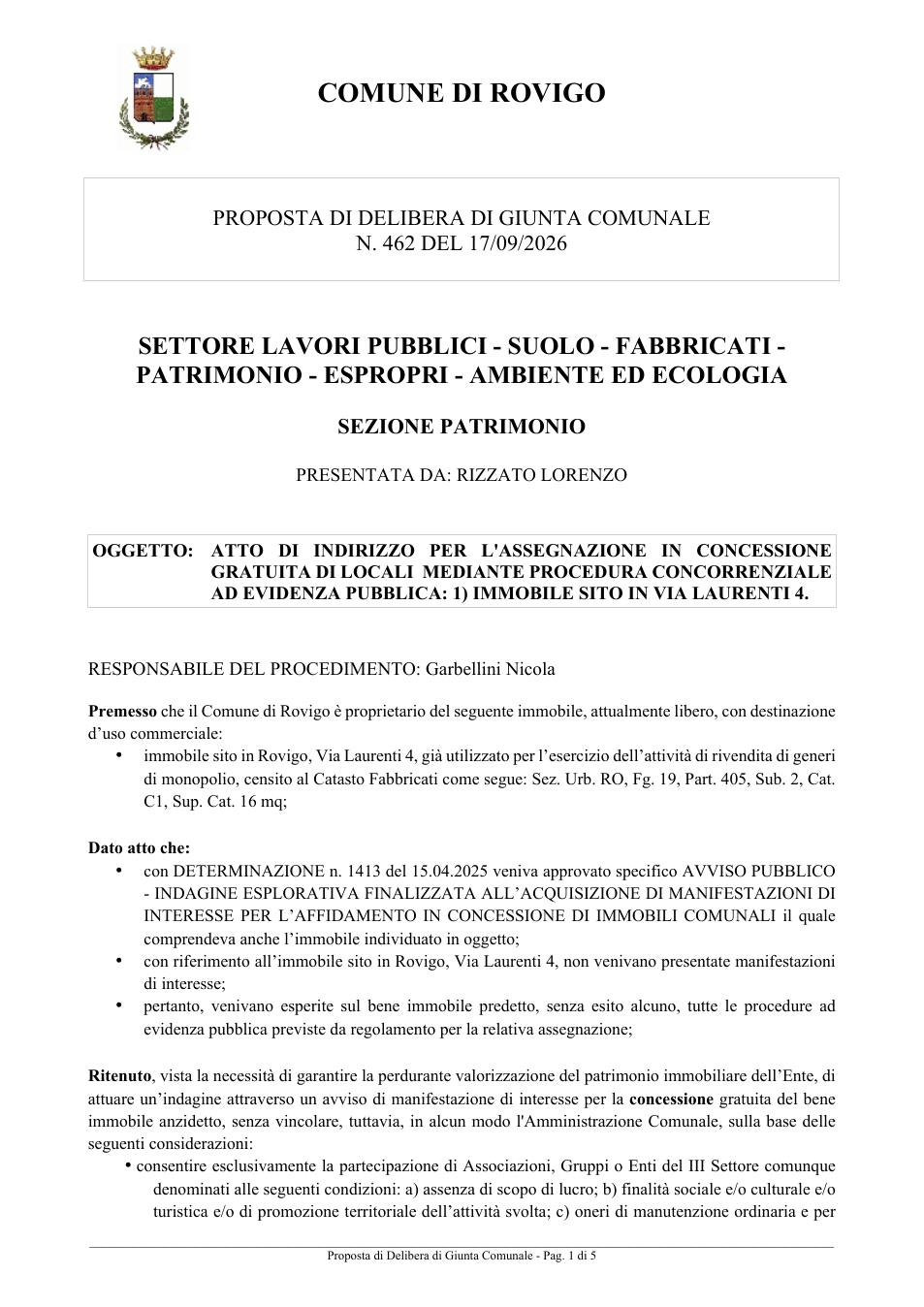 Pagina 1 del documento