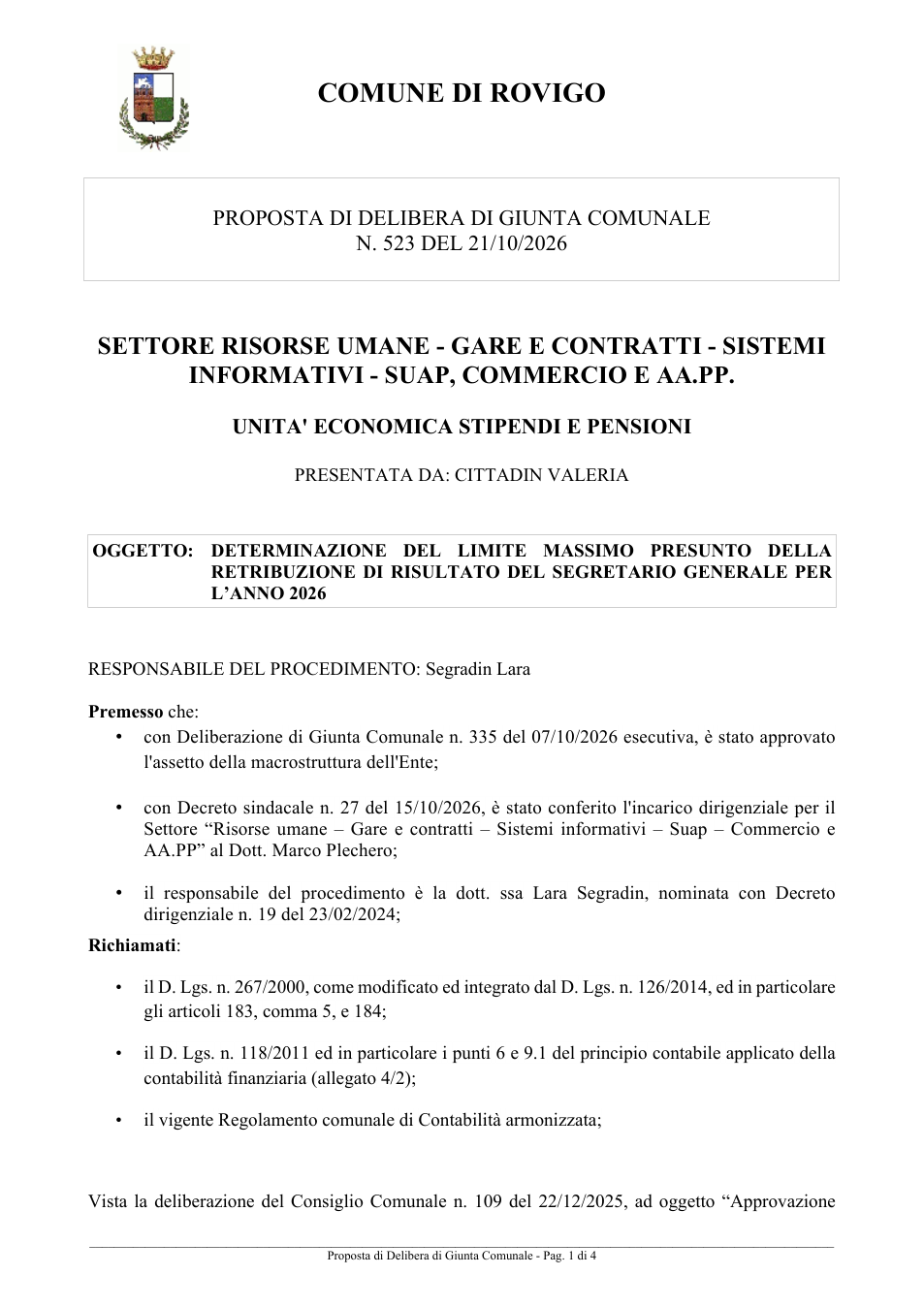Pagina 1 del documento