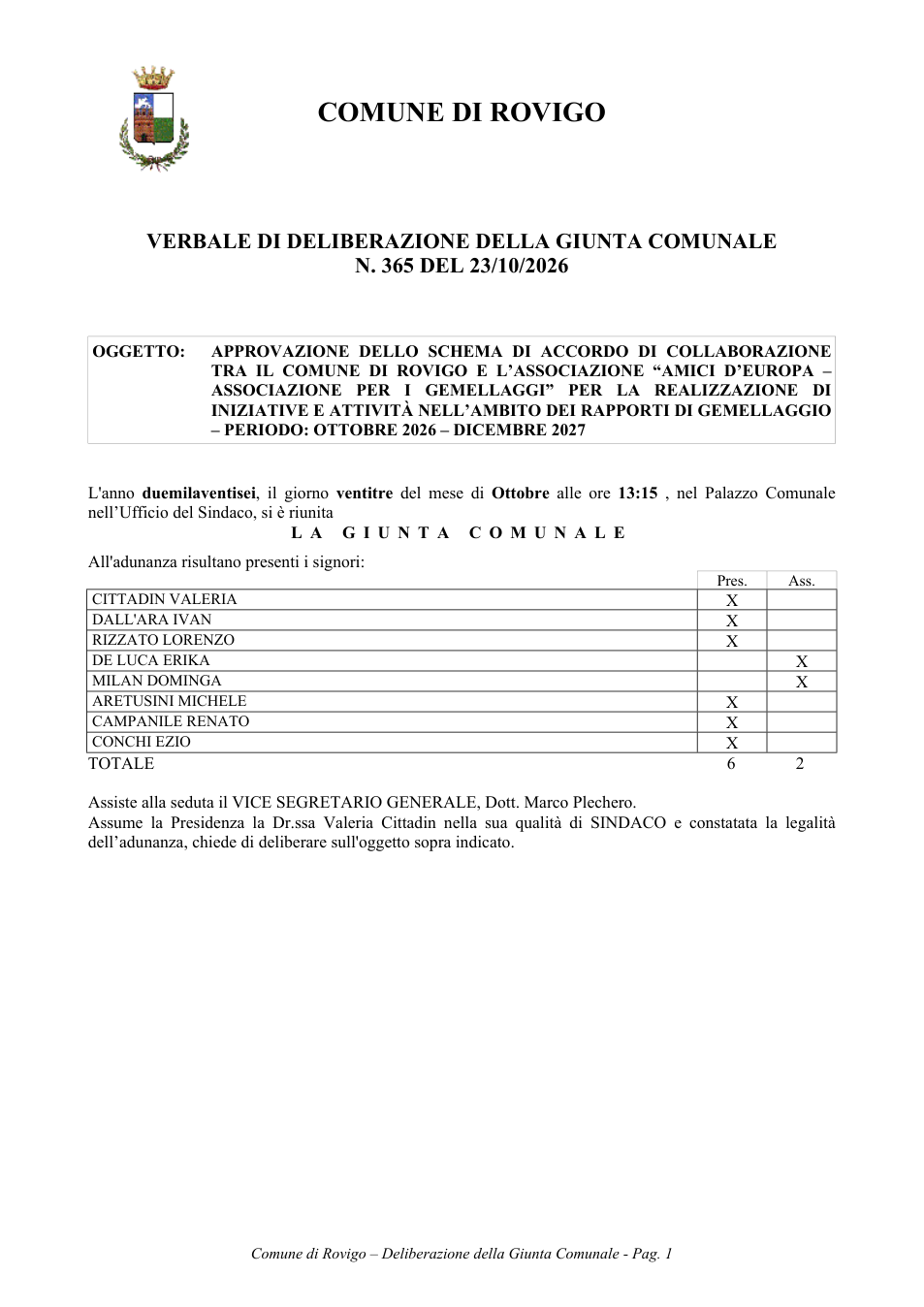 Pagina 1 del documento