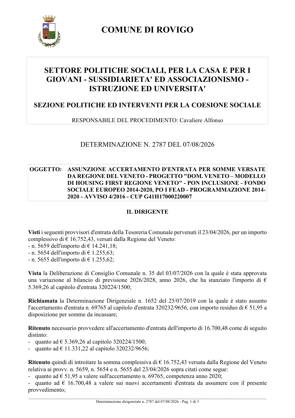Pagina 1 del documento