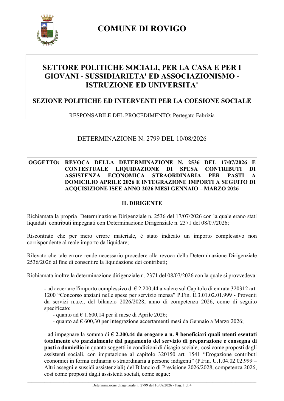 Pagina 1 del documento
