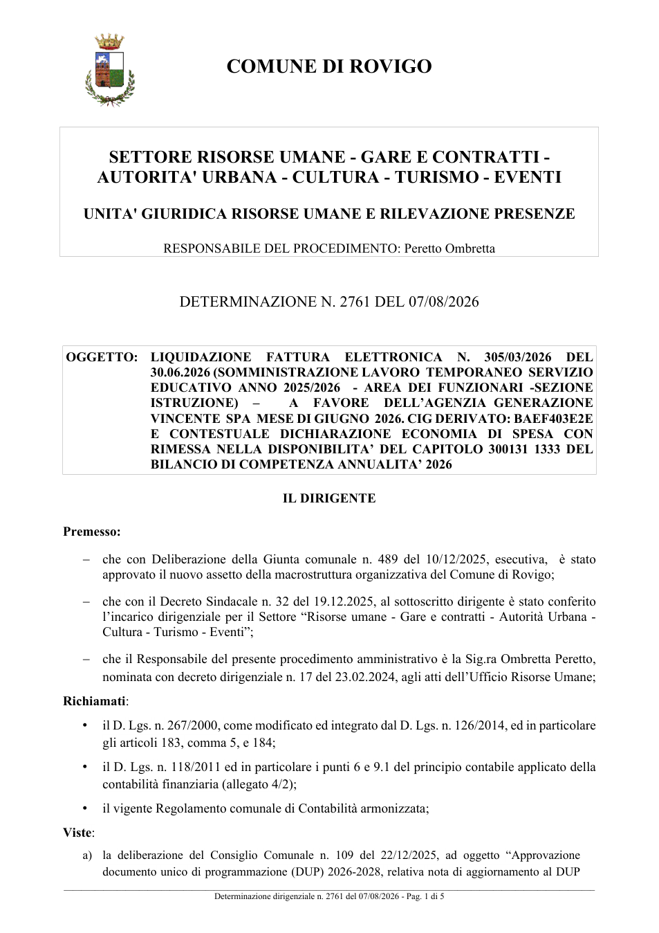 Pagina 1 del documento