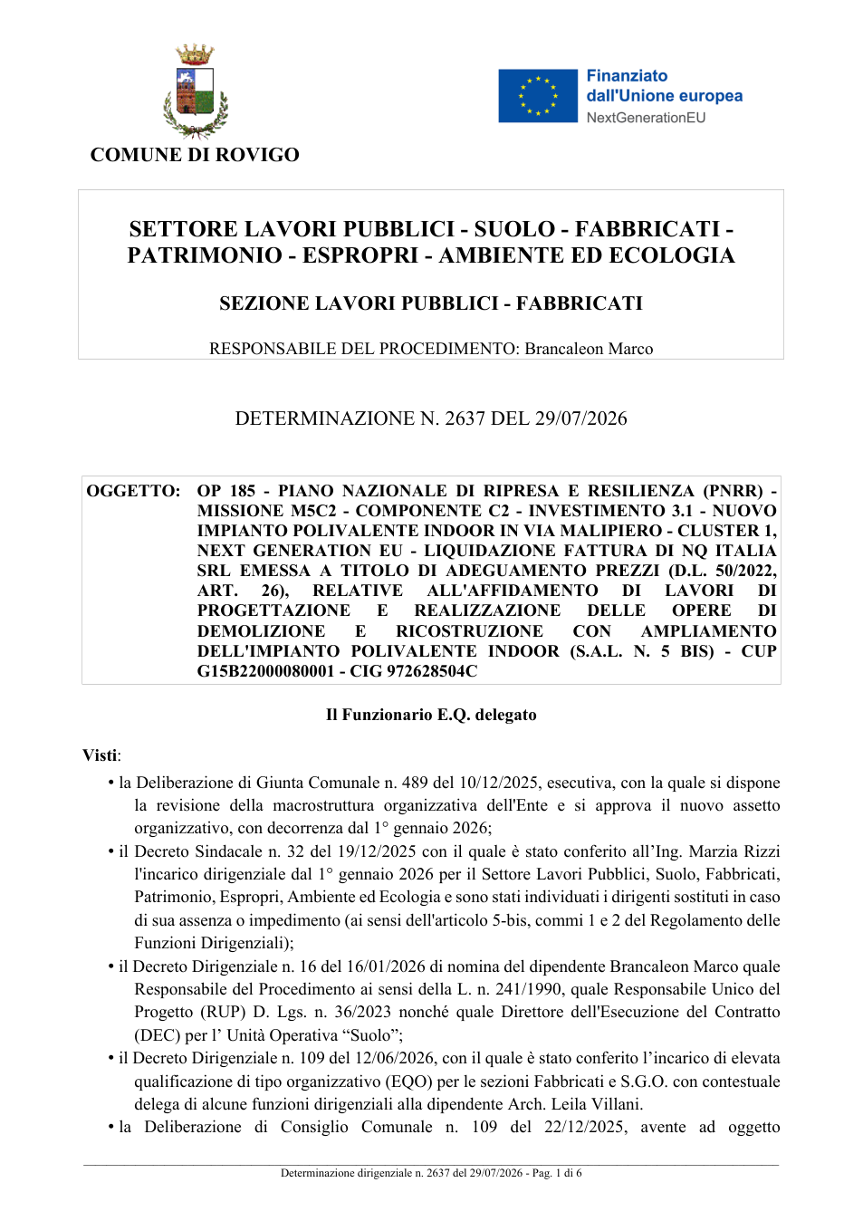 Pagina 1 del documento