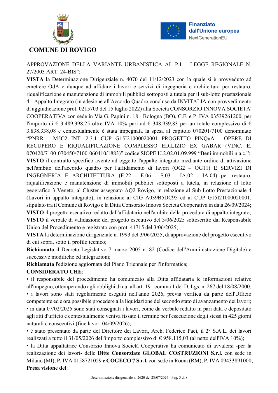 Pagina 5 del documento