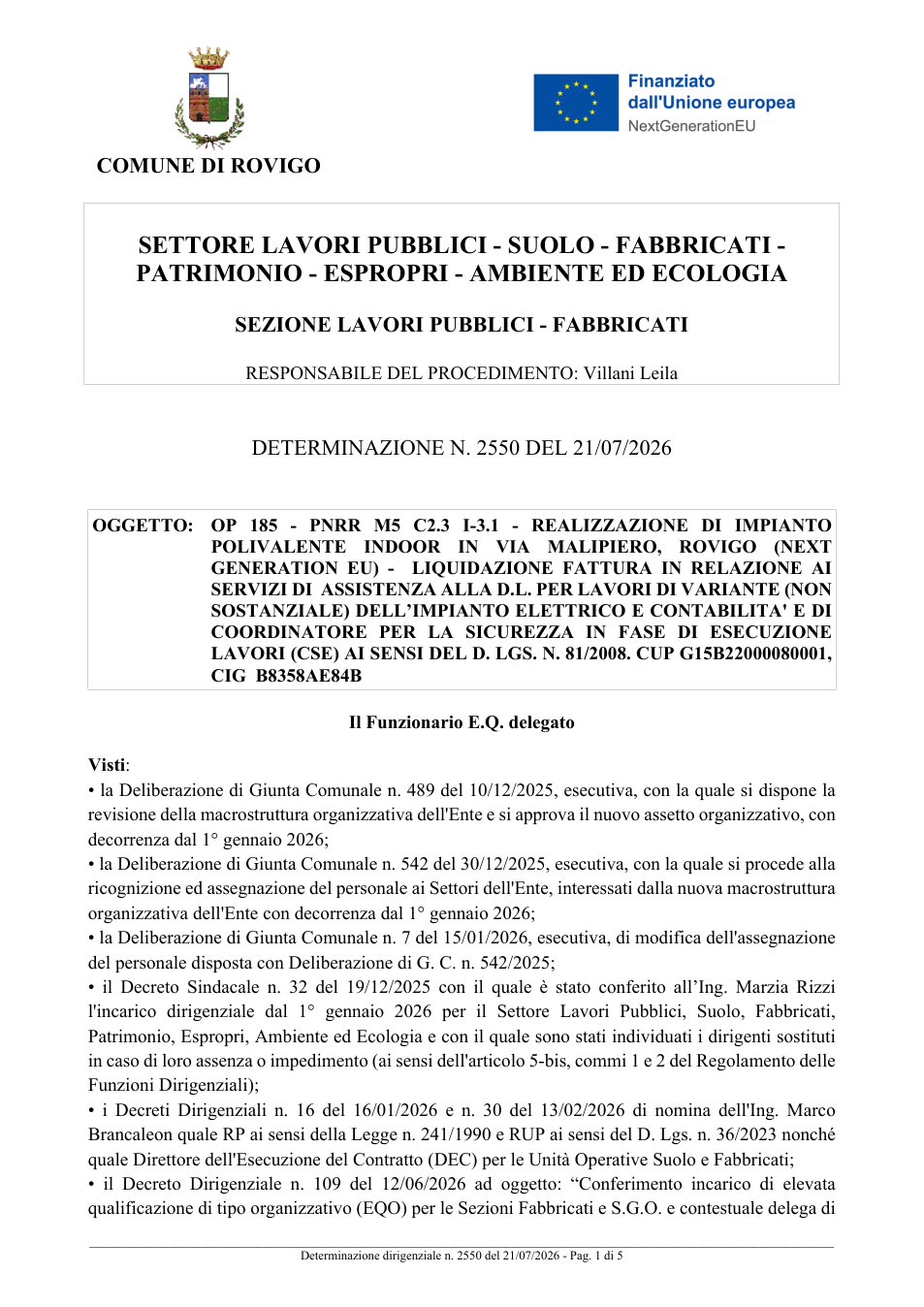 Pagina 1 del documento