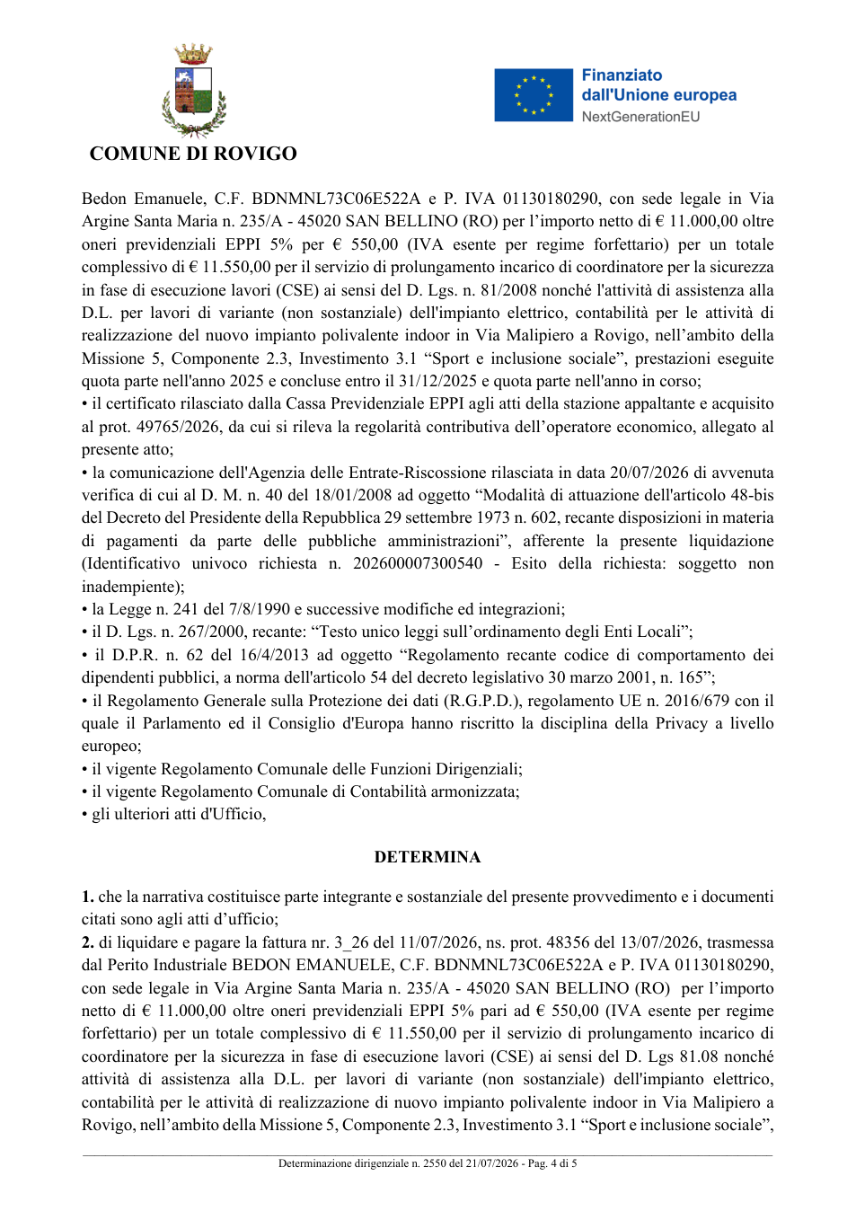 Pagina 4 del documento