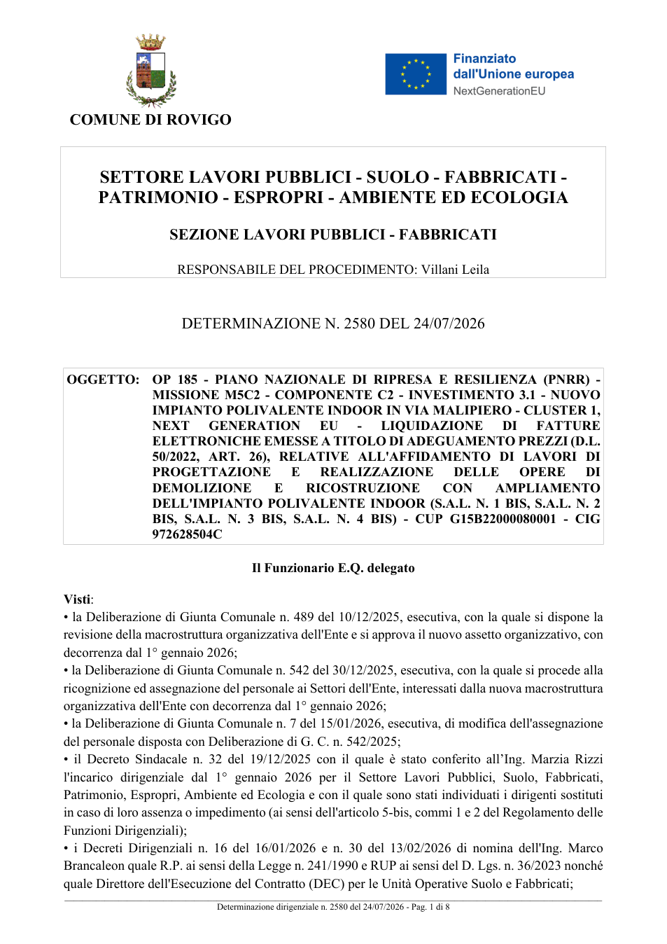 Pagina 1 del documento