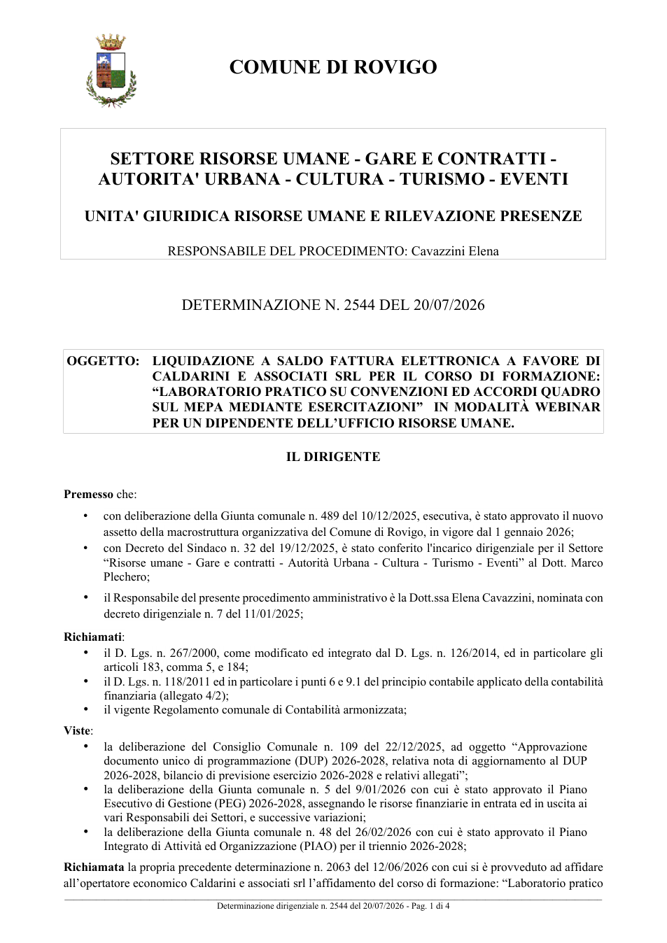 Pagina 1 del documento