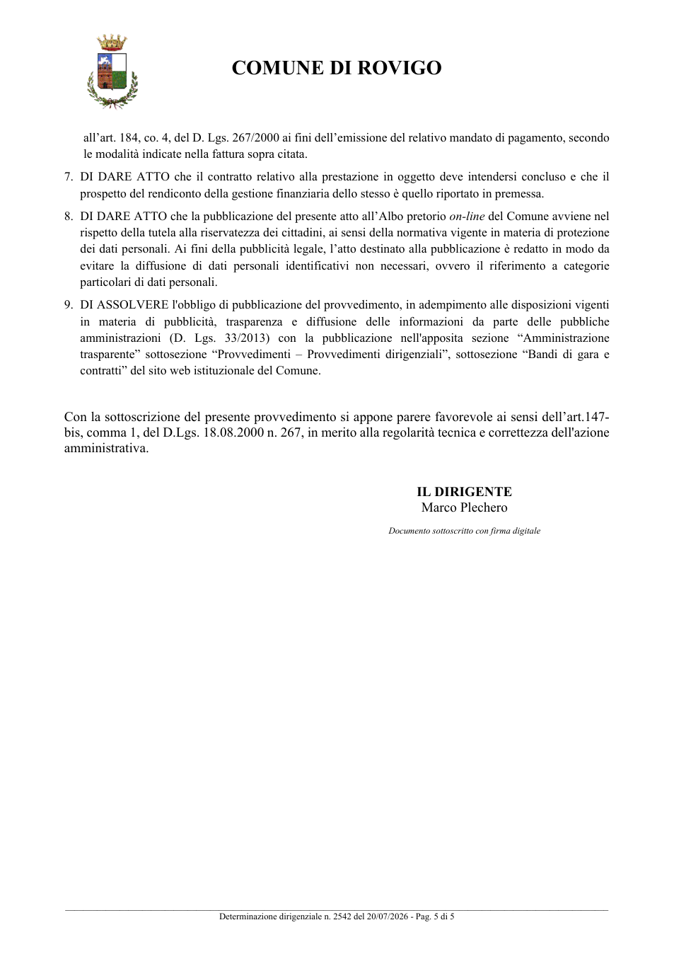 Pagina 5 del documento