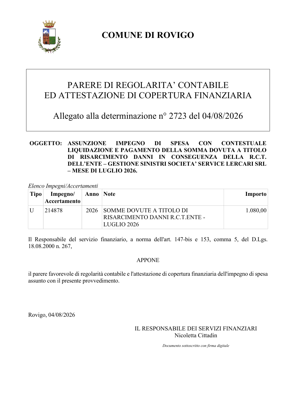 Pagina 1 del documento
