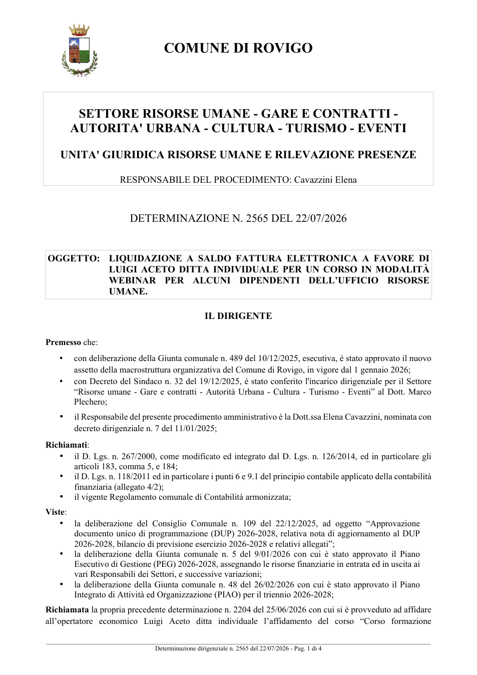 Pagina 1 del documento