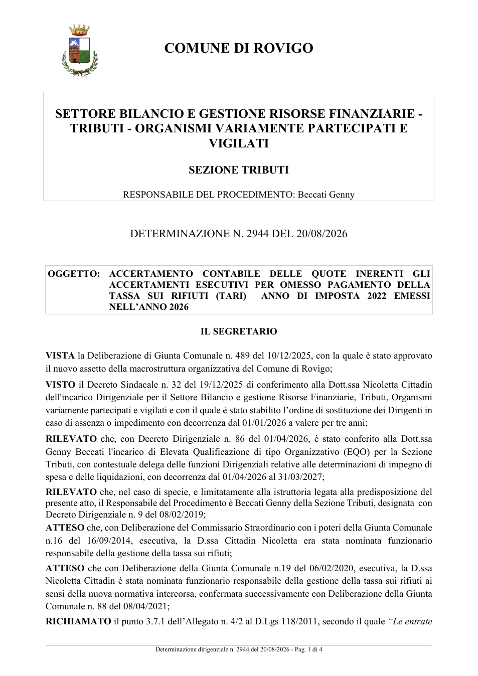 Pagina 1 del documento