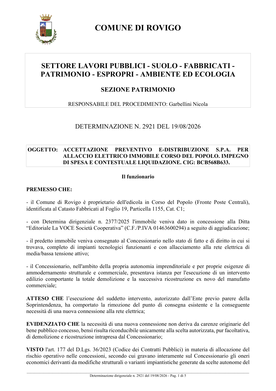 Pagina 1 del documento