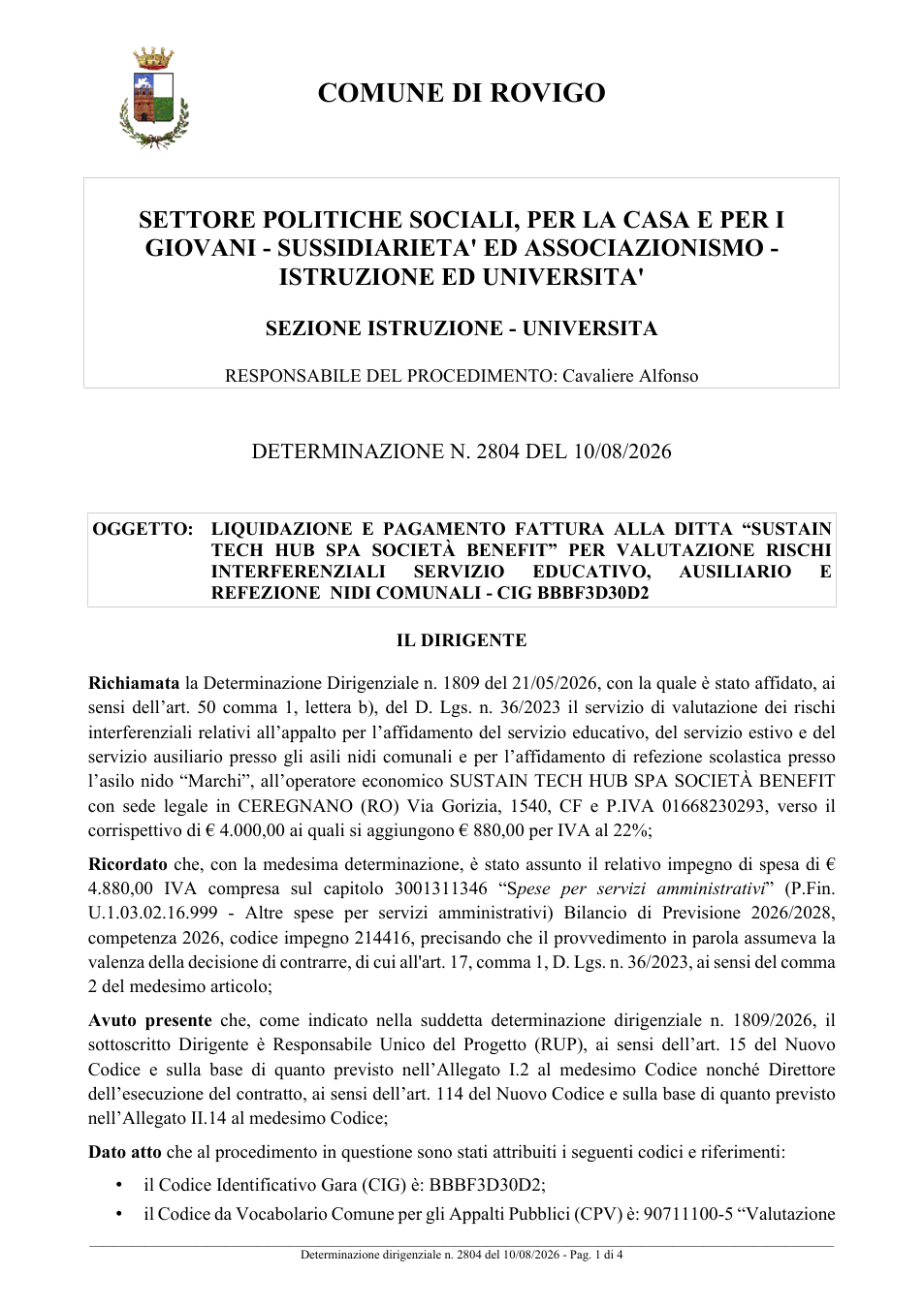 Pagina 1 del documento
