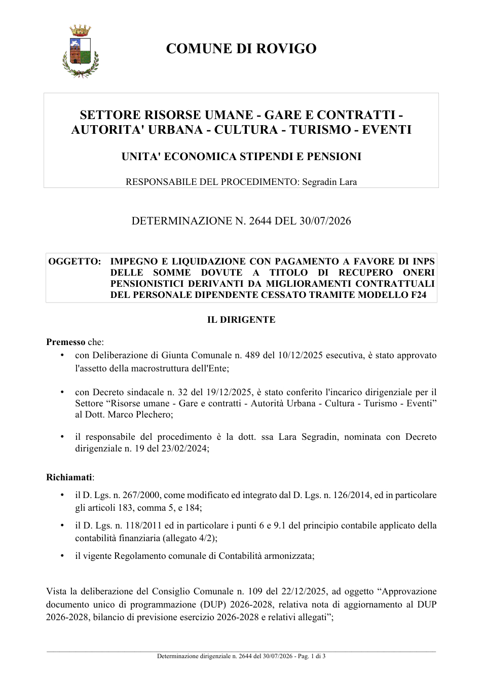 Pagina 1 del documento