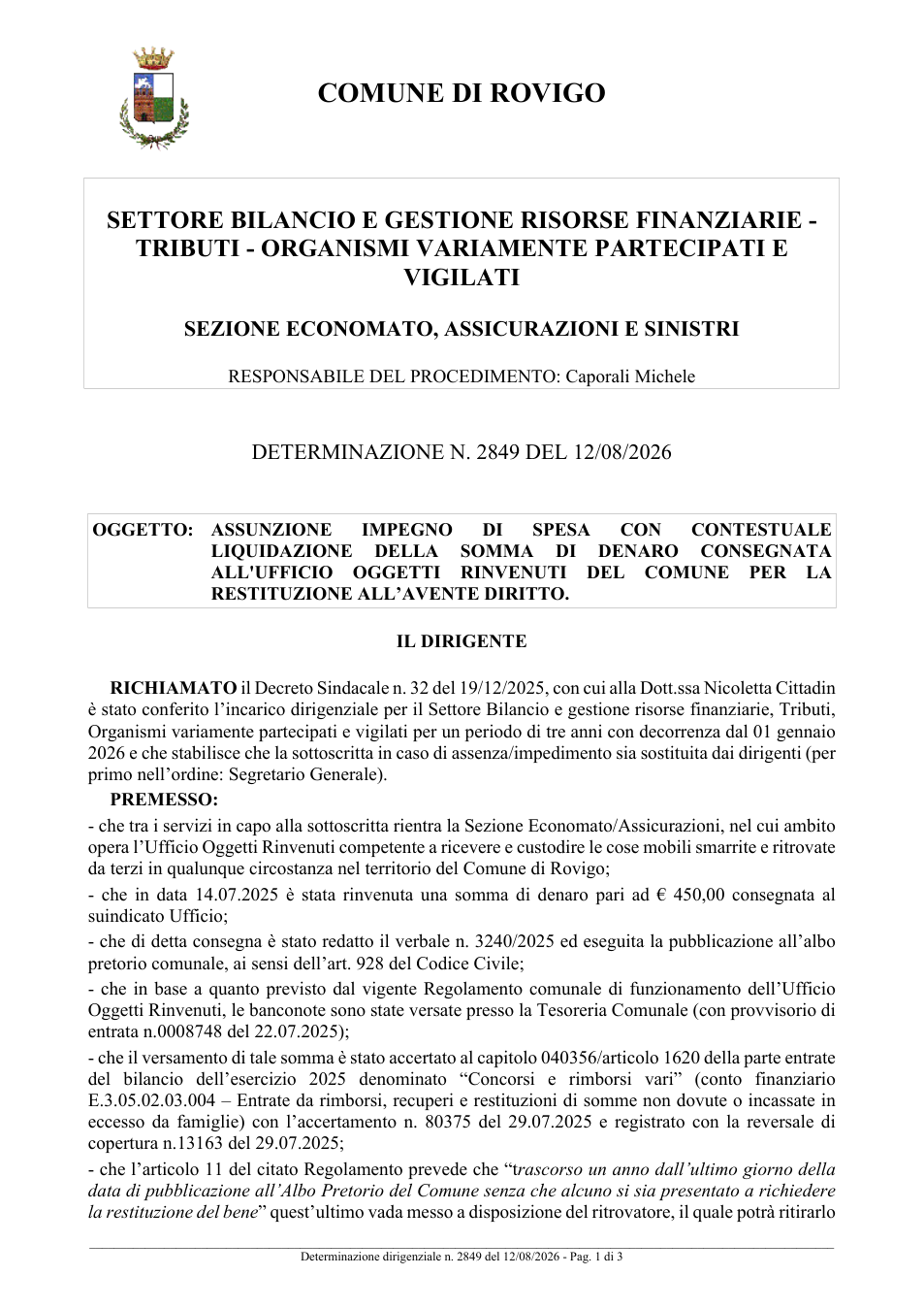 Pagina 1 del documento