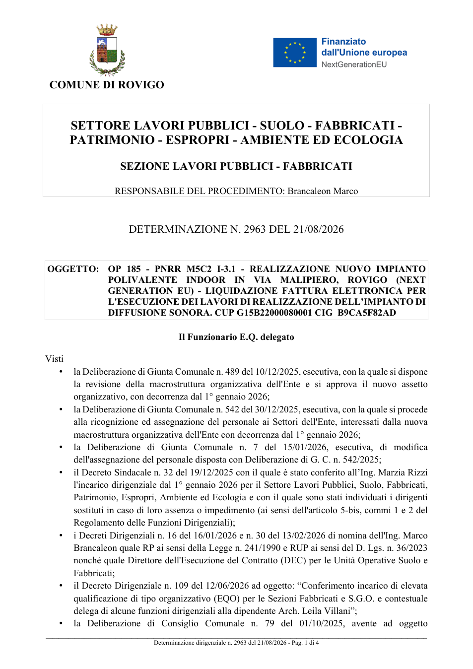 Pagina 1 del documento