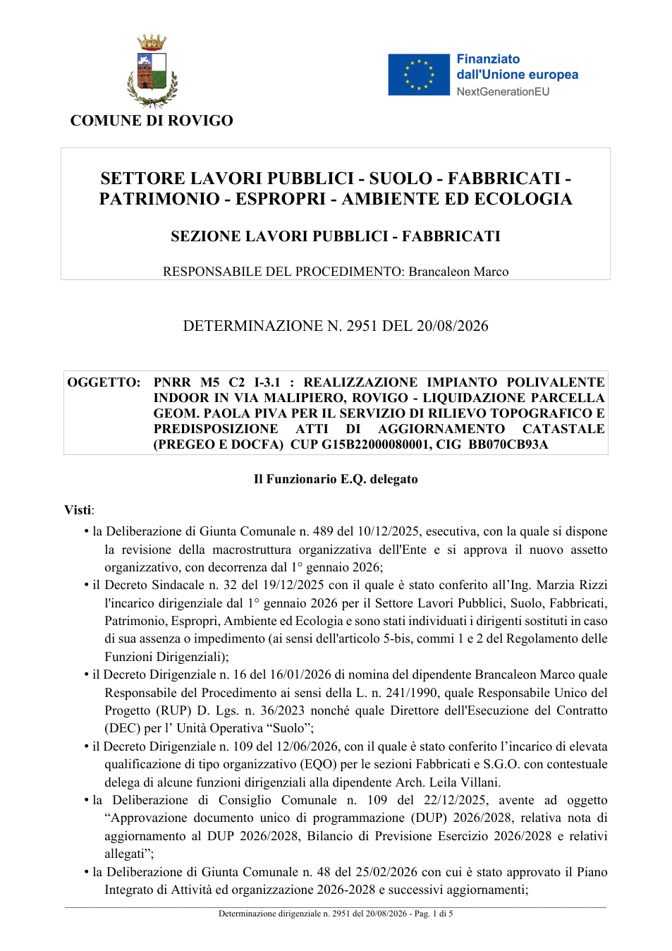 Pagina 1 del documento