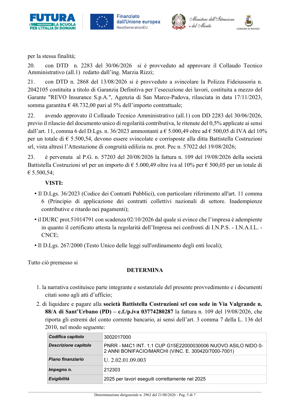 Pagina 5 del documento