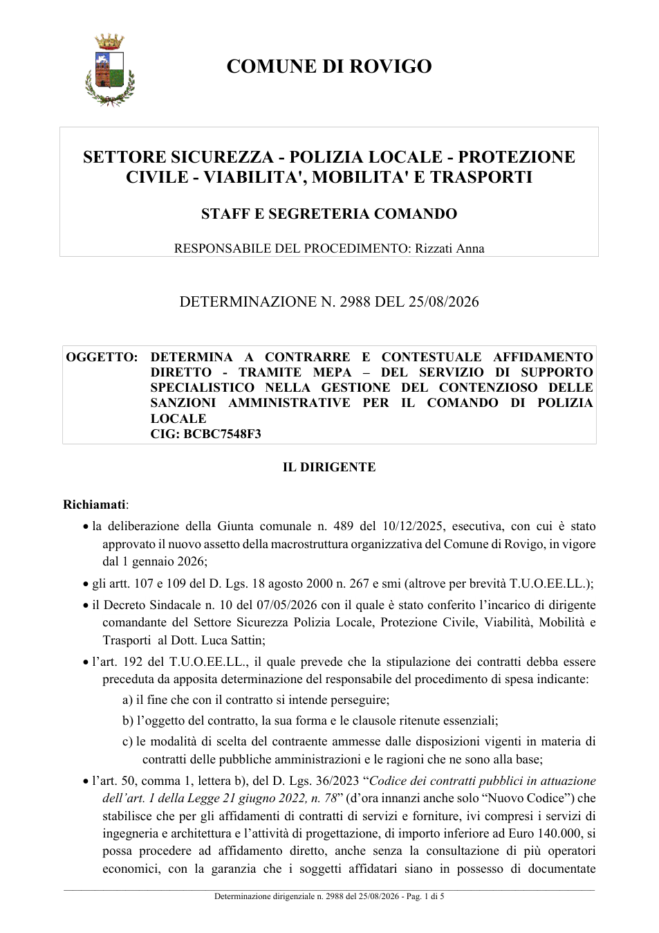 Pagina 1 del documento