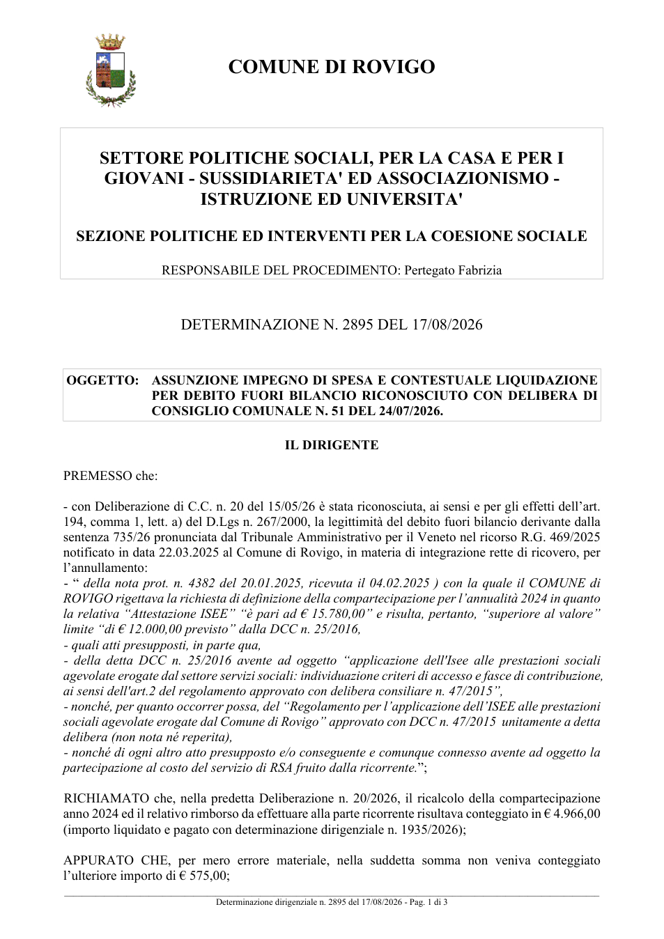 Pagina 1 del documento