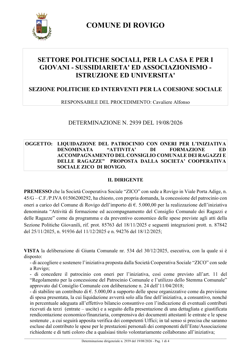 Pagina 1 del documento