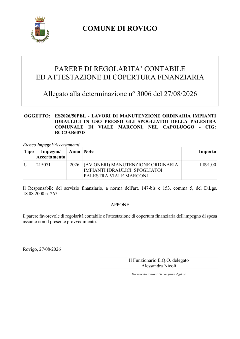 Pagina 1 del documento