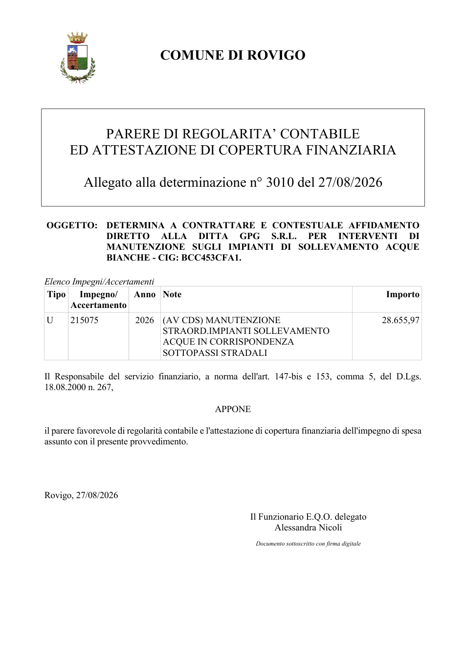 Pagina 1 del documento